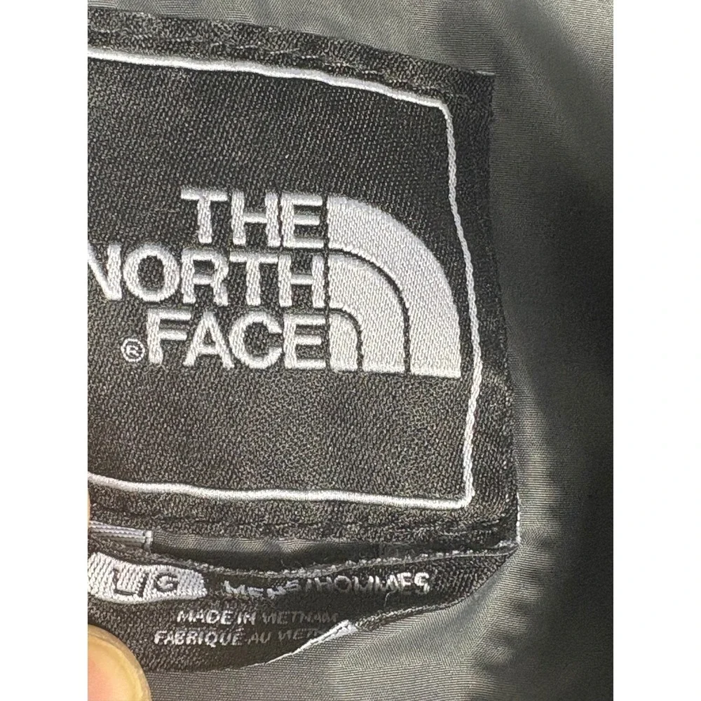 The North Face Mens Gray Primaloft Insulated Puffer Jacket Full Zip Large F10